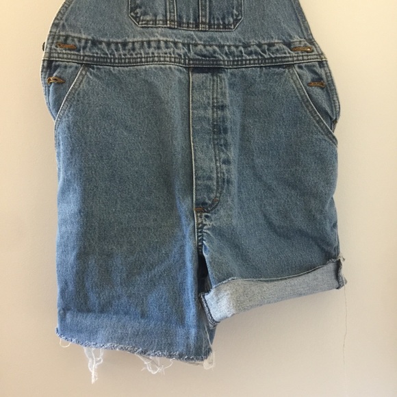 Stone Canyon Denim Short Overalls - Picture 6 of 7